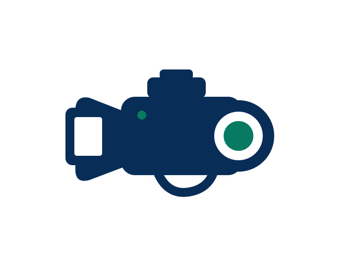 Digital video camera icon