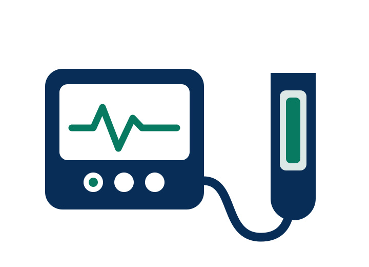 Blood pressure monitor icon