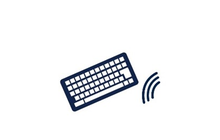 Communications equipment and computer peripheral RFID application icon