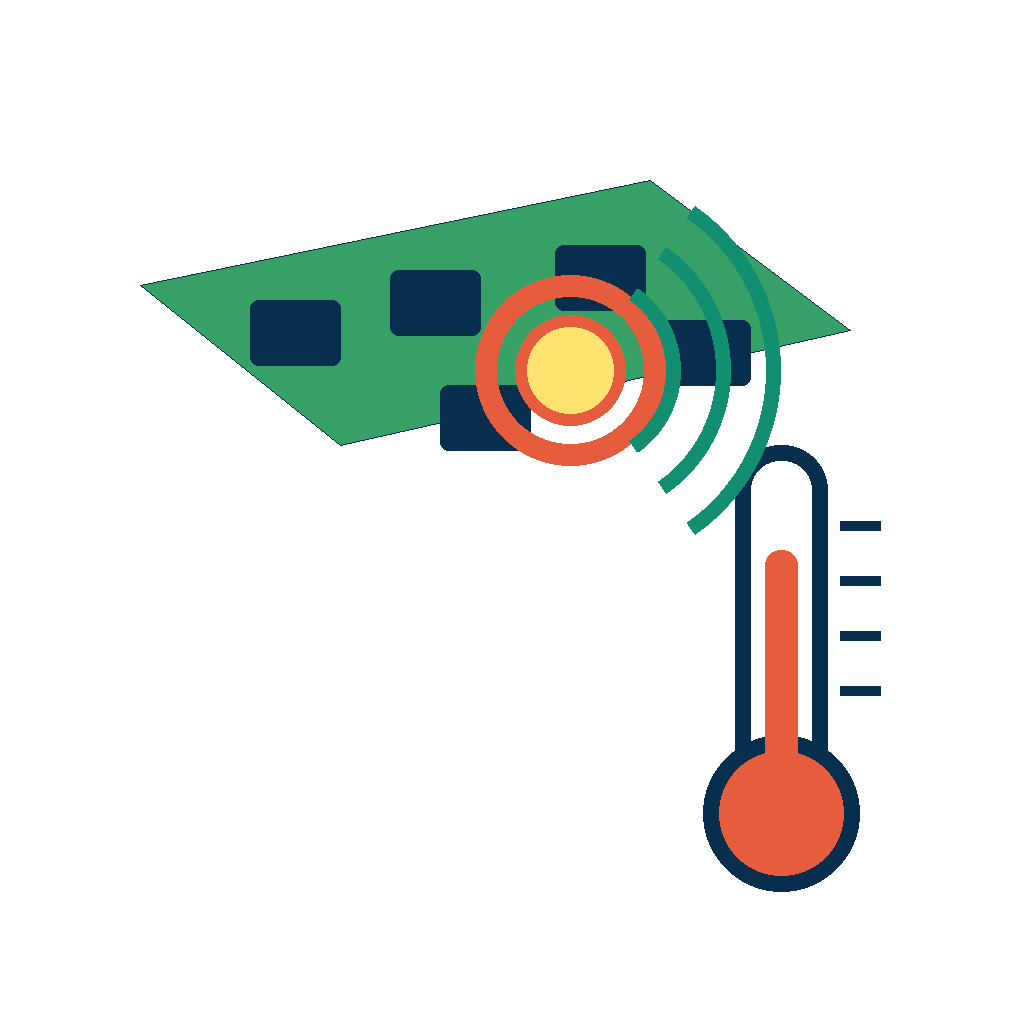 PCB overtemperature threshold detection
