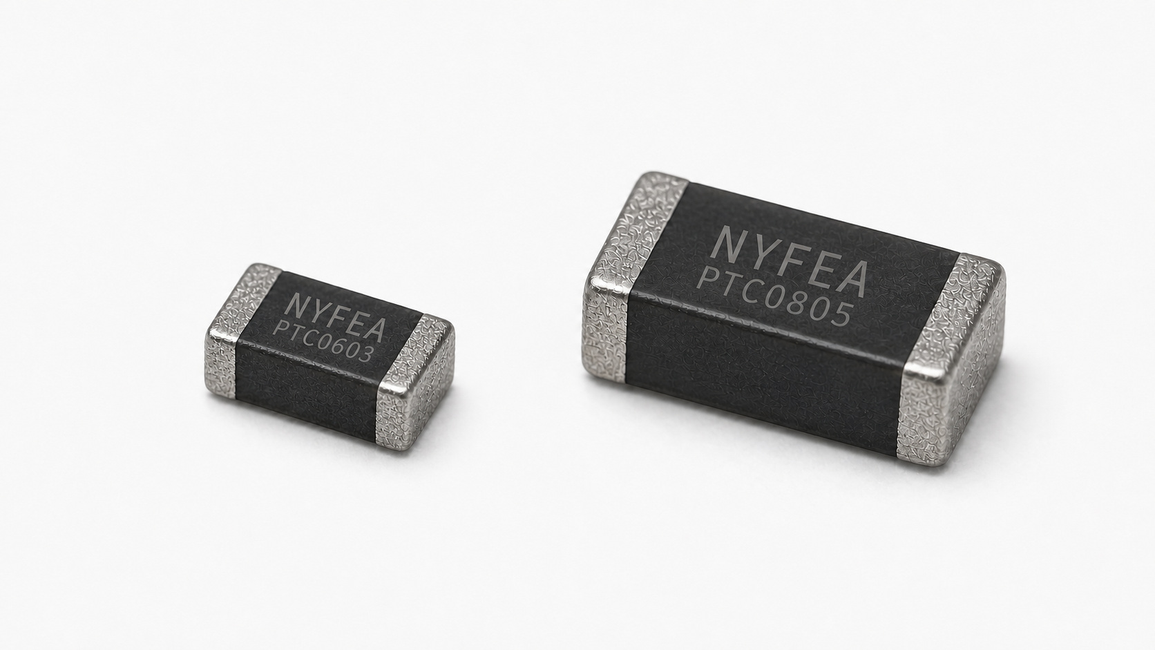 NYFEA PTC0603 and PTC0805 X471 chip PTC thermistors
