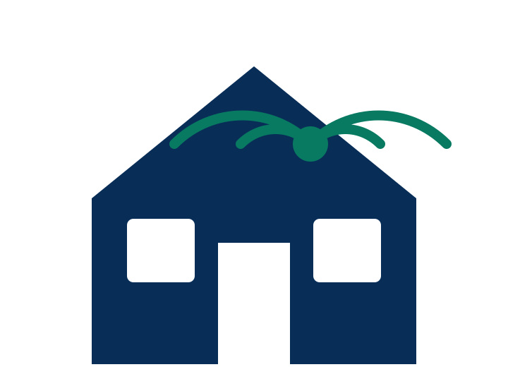 Smart home environmental sensing icon